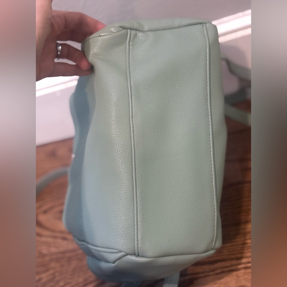 LC Lauren Conrad Soft Green Mini Faux Leather Backpack - Picture 10 of 10